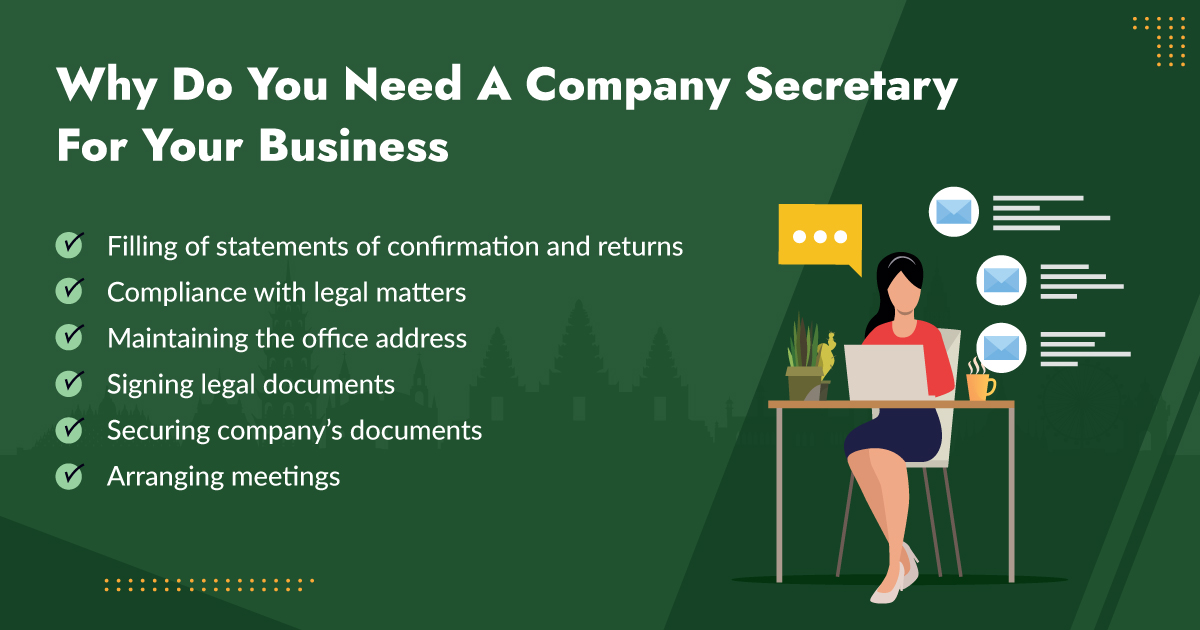 A Company Secretary is a must in your business